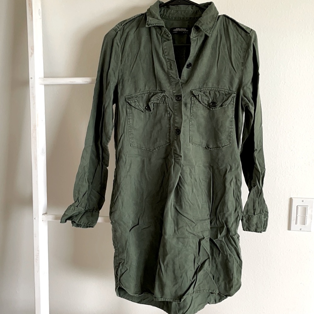 Zara Woman Denim Dress